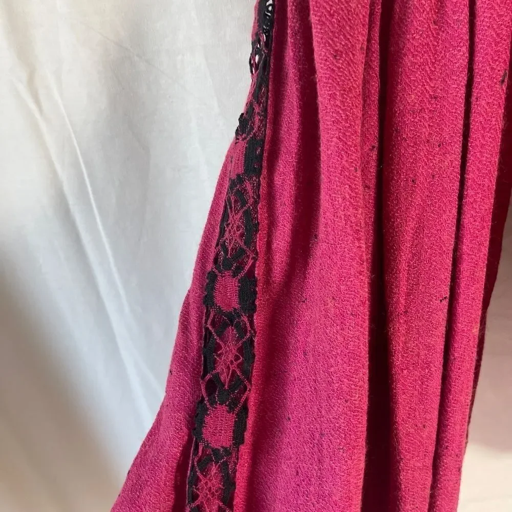 Free People‎ NWT Maggie Rose Hypnotic Embroidered Top Sz L